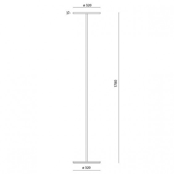 Artemide Athena floor lamp - Agof Store
