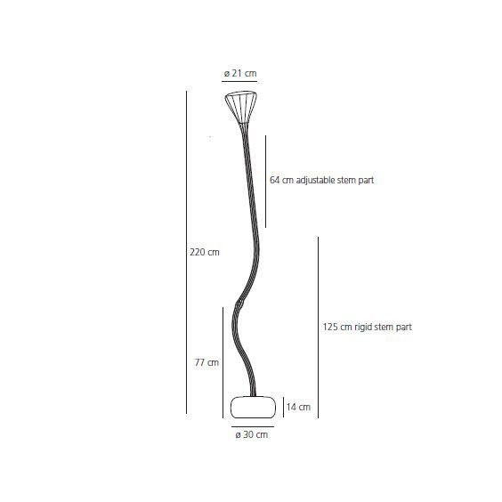 Artemide Pipe Led Lampada da terra - Agof Store