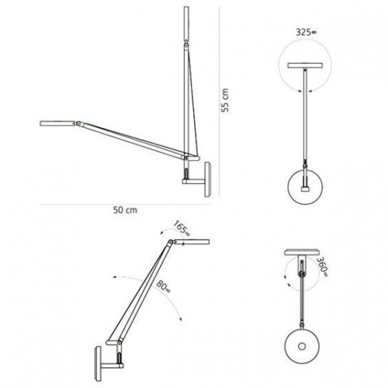 Artemide Demetra Micro wall lamp - Agof Store