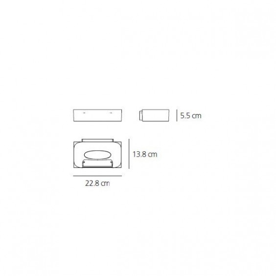Artemide Melete Led Lampada da parete - Agof Store