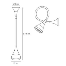 Artemide Pipe Led Lampada da parete soffitto - Agof Store