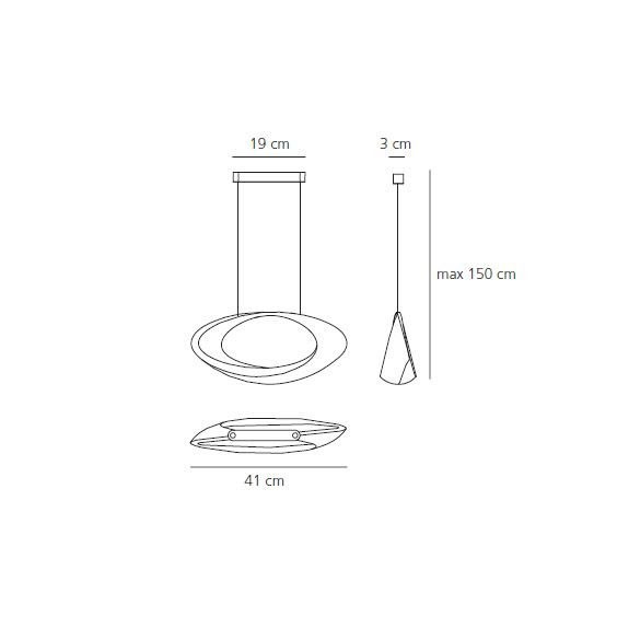 Artemide Cabildo Led pendant lamp - Agof Store