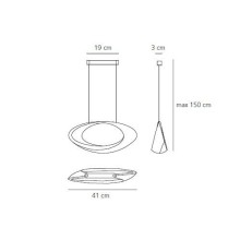 Artemide Cabildo Led Pendelleuchte - Agof Store Artemide Cabildo Led Pendelleuchte - Agof Store