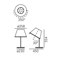 Artemide Choose Lampada da tavolo - Agof Store Artemide Choose Lampada da tavolo - Agof Store