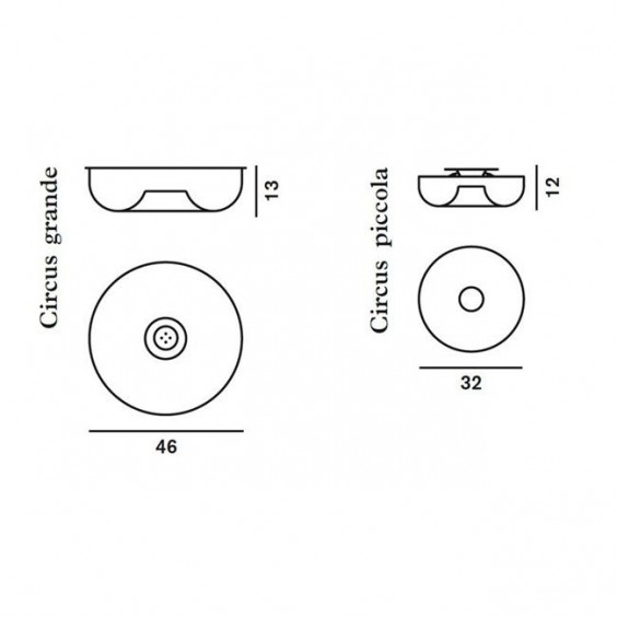 Foscarini Circus wall ceiling lamp - Agof Store