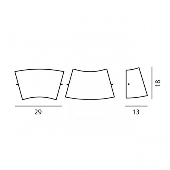 Foscarini Tutù wall lamp - Agof Store