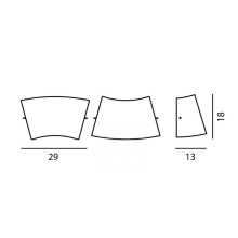 Tutù Lampada da parete Foscarini - Agof Store Tutù Lampada da parete Foscarini - Agof Store