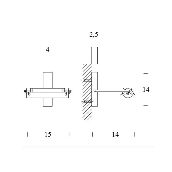 Fontana Arte Scintilla wall lamp - Agof Store