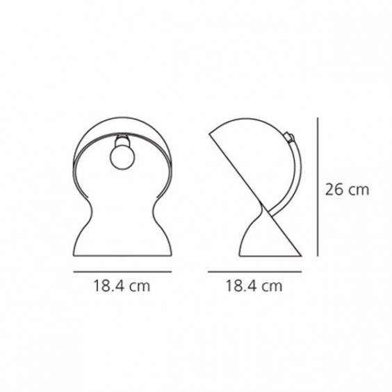 Artemide Dalu' table lamp - Agof Store