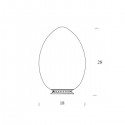 Fontana Arte Uovo table lamp - Agof Store
