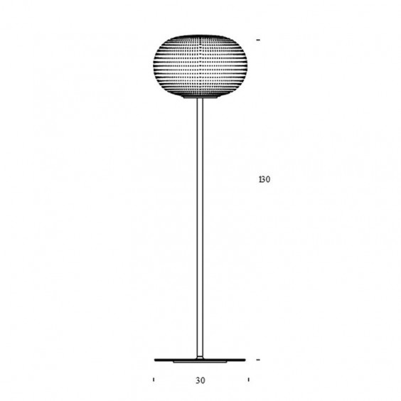 Fontana Arte Bianca floor lamp - Agof Store