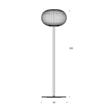 Fontana Arte Bianca floor lamp - Agof Store