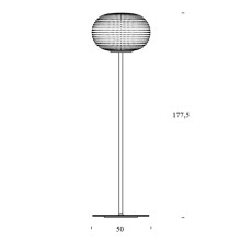 Fontana Arte Bianca floor lamp - Agof Store