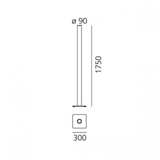 Artemide Ilio Lampada da terra - Agof Store