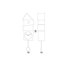 Progetti Crooked cuckoo clock - Agof Store