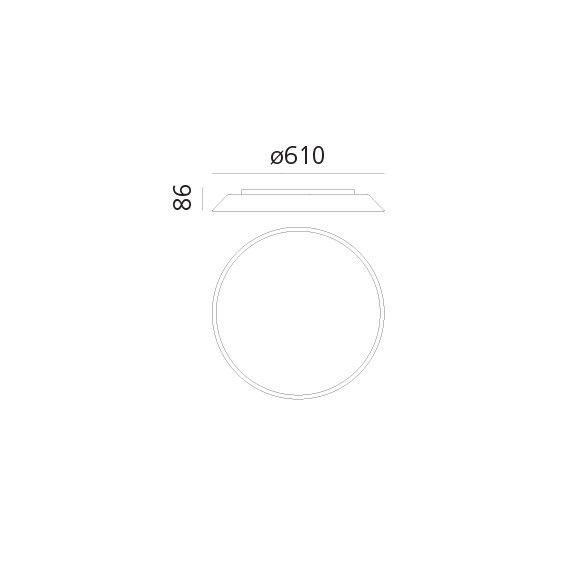 Artemide Febe wall ceiling lamp - Agof Store