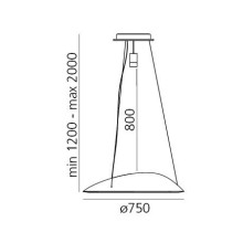 Artemide Ameluna RGB Pendelleuchte - Agof Store