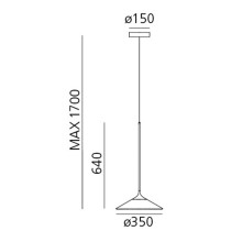 Artemide Orsa 35 Lampada a sospensione - Agof Store