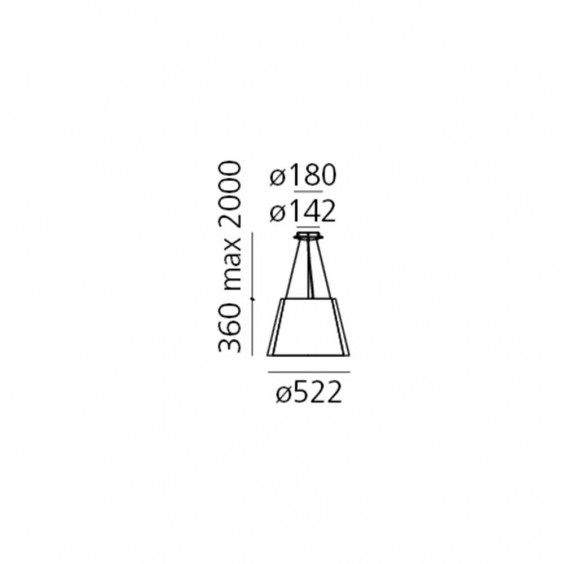Artemide Tolomeo Paralume Outdoor pendant lamp - Agof Store