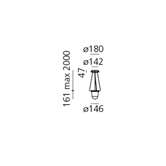 Artemide Tolomeo Lampione Outdoor Lampada a sospensione - Agof Store