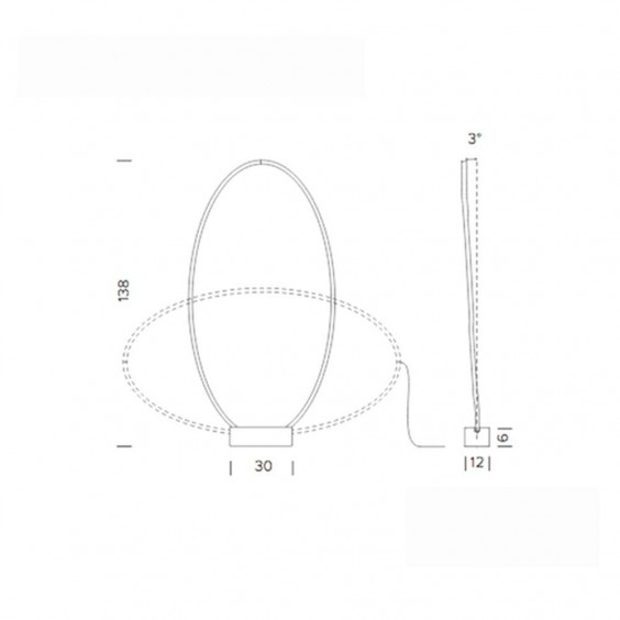 Nemo Ellisse floor lamp - Agof Store