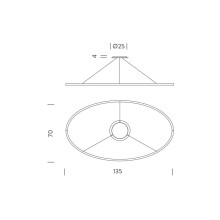 Nemo Ellisse Major pendant lamp - Agof Store