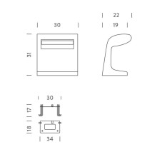 Nemo Borne Béton Petite Tischleuchte - Agof Store Nemo Borne Béton Petite Tischleuchte - Agof Store
