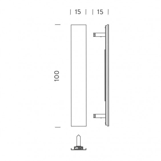 Nemo Angolo Mezzo wall lamp - Agof Store