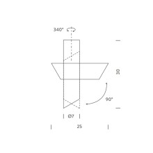 Nemo Tubes Large wall ceiling lamp - Agof Store