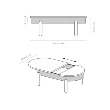 Woodendot Batea L Coffee Table - Agof Store
