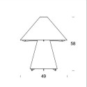 Fontana Arte Metafora table lamp - Agof Store