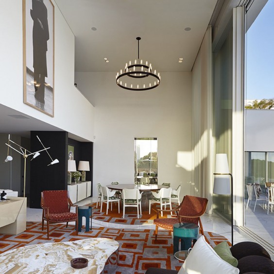 Chandelier doppio lampada a sospensione FontanaArte - Agof Store