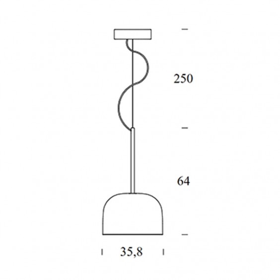 Equatore lampada a sospensione FontanaArte - Agof Store