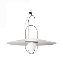 Setareh con disco in vetro lampada a sospensione FontanaArte - Agof Store Setareh con disco in vetro lampada a sospensione FontanaArte - Agof Store
