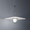Fontana Arte Setareh con disco in vetro pendant lamp - Agof Store