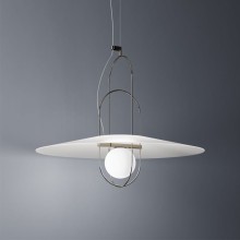 Setareh con disco in vetro lampada a sospensione FontanaArte - Agof Store Setareh con disco in vetro lampada a sospensione FontanaArte - Agof Store