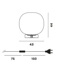 Foscarini Gem table lamp - Agof Store