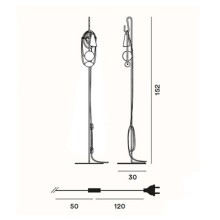 Foscarini Filo floor lamp - Agof Store Foscarini Filo floor lamp - Agof Store