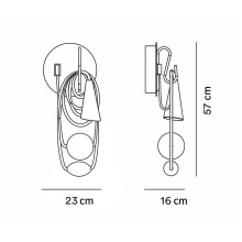 Foscarini Filo wall lamp - Agof Store