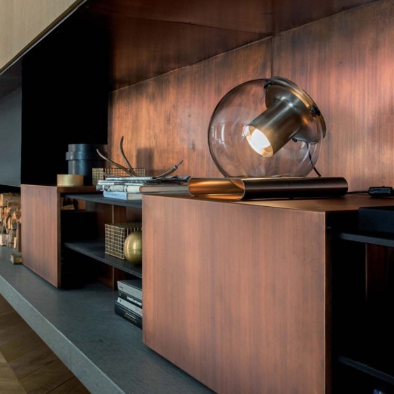 The Globe Lampada da tavolo Oluce - Agof Store