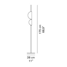 Oluce Superluna floor lamp - Agof Store Oluce Superluna floor lamp - Agof Store