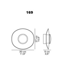 Yolk Lampada da parete Oluce - Agof Store