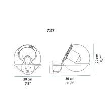 The Globe Lampada da parete soffitto Oluce - Agof Store The Globe Lampada da parete soffitto Oluce - Agof Store