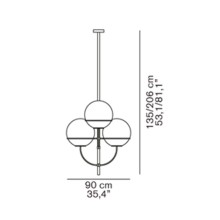 Oluce Lyndon pendant lamp - Agof Store Oluce Lyndon pendant lamp - Agof Store