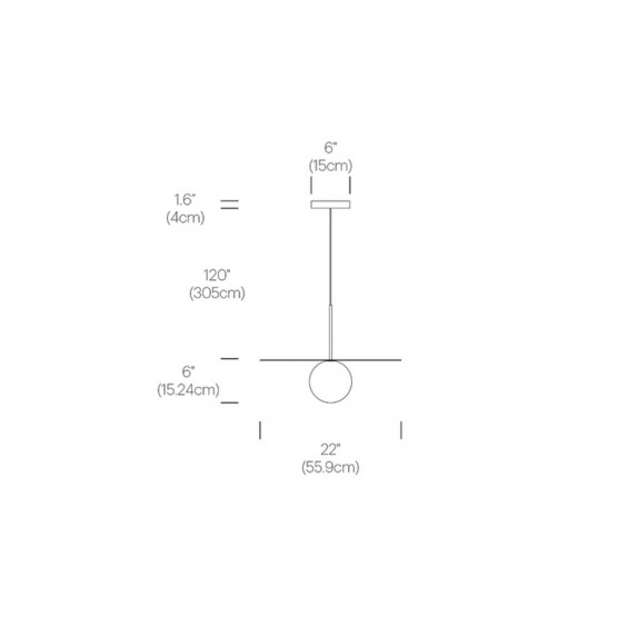 Pablo Bola Disc 22 pendant lamp - Agof Store