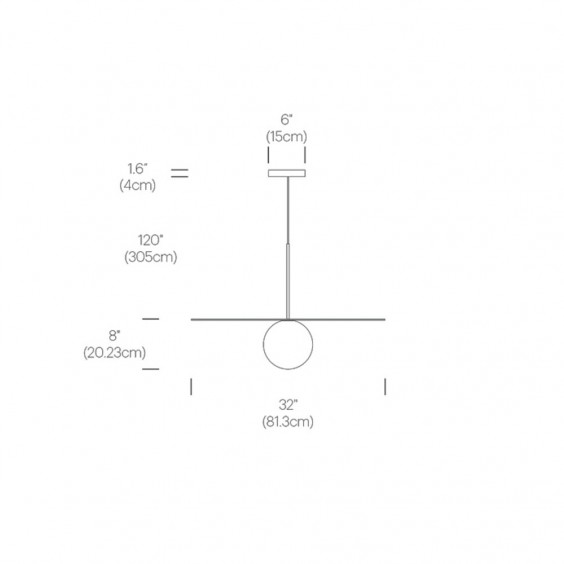 Pablo Bola Disc 32 pendant lamp - Agof Store