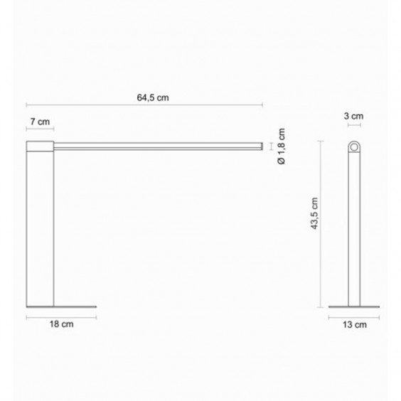 Egoluce Lancia table lamp - Agof Store