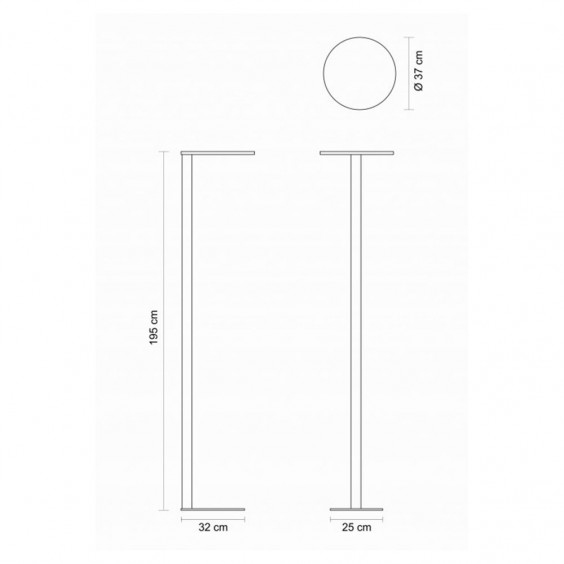 Egoluce Bureau floor lamp - Agof Store