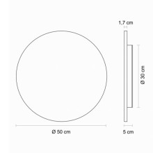 Egoluce Moonlight Ø50 cm Wand- Deckenleuchte - Agof Store