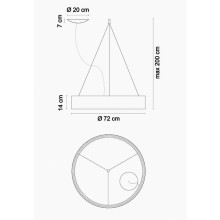 Egoluce Radar pendant lamp - Agof Store Egoluce Radar pendant lamp - Agof Store